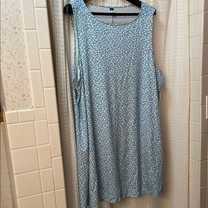 Old Navy Blue and White Floral Dress